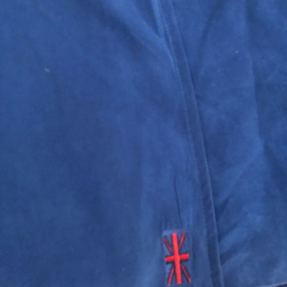 Dr. Who Blue Tardis Trench Coat Jacket Sz S Official BBC- Cute Print Lining RARE - Picture 6 of 12